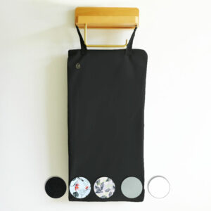 sac noir PBag de Lafeuille avec pastilles de coloris au choix