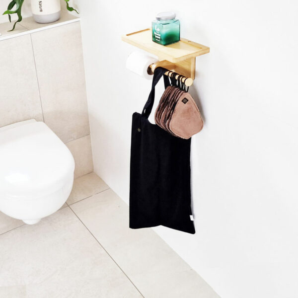 feuille de papier toilette lavable de la marque Lafeuille en coloris Marron avec sac noir