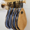 papier toilette lavable Lafeuille coloris beige moutarde et bleu lavande
