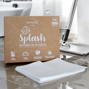 Nettoyant Sol en feuilles Splash – 30 feuilles (30 à 60 lavages)