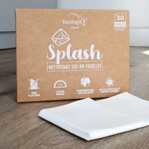 Nettoyant Sol en feuilles Splash – 30 feuilles (30 à 60 lavages)