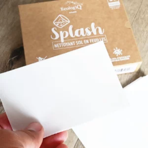 Nettoyant Sol en feuilles Splash – 30 feuilles (30 à 60 lavages)