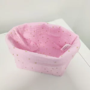 Panière – Double gaze de coton – petit format