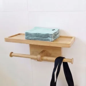 Papier toilette lavable – 5 rectangles sans pressions – Jade du Vietnam