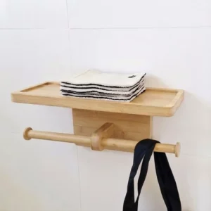 Papier toilette lavable – 5 rectangles sans pressions