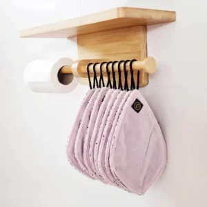 Papier toilette lavable Lafeuille – 5 pièces – Rose éternelle